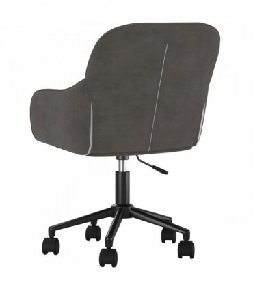 vidaXL Dining Chair 2 pcs Velvet 55 x 59.5 x 77 cm Dark Grey