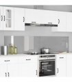 vidaXL Kitchen Backsplash 2 pcs Light Grey 110 x 50 cm Tempered Glass