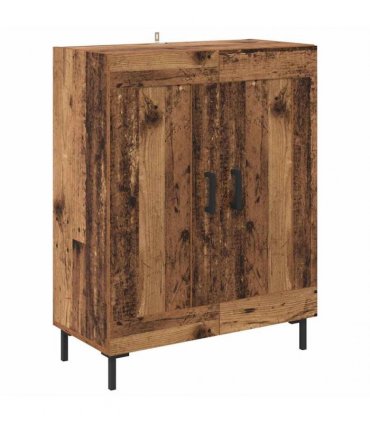 vidaXL Highboard Old Wood 69.5 x 34 x 180 cm Engineered Wood