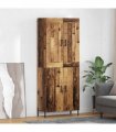 vidaXL Highboard 2 pcs Old Wood 69.5 x 34 x 180 cm Engineered Wood
