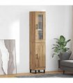 vidaXL Highboard Artisan Oak 34.5 x 34 x 180 cm Engineered Wood