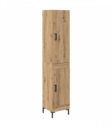 vidaXL Highboard Artisan Oak 34.5 x 34 x 180 cm Engineered Wood