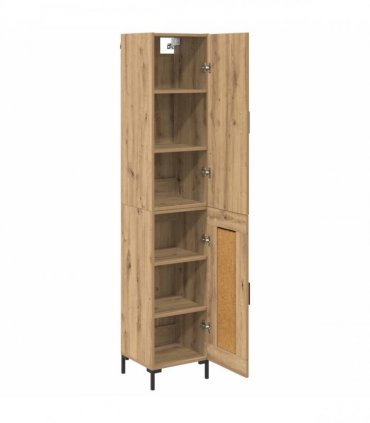 vidaXL Highboard Artisan Oak 34.5 x 34 x 180 cm Engineered Wood