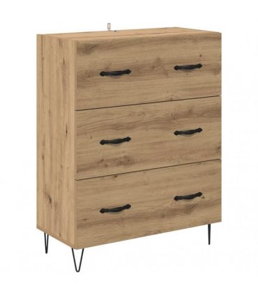 vidaXL Highboard 2 pcs Artisan Oak 69.5 x 34 x 180 cm Engineered Wood