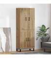 vidaXL Sideboard 2 pcs Artisan Oak 69.5 x 34 x 180 cm Engineered Wood