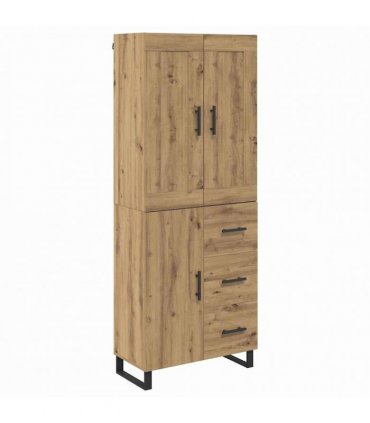 vidaXL Highboard 2 pcs Artisan Oak 69.5 x 34 x 180 cm
