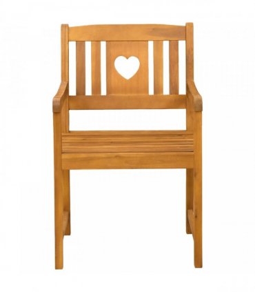 vidaXL Garden Chairs 6 pcs Natural Solid Acacia Wood