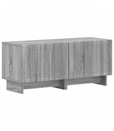vidaXL 5 Piece LED TV Cabinet Grey Sonoma Engineered Wood