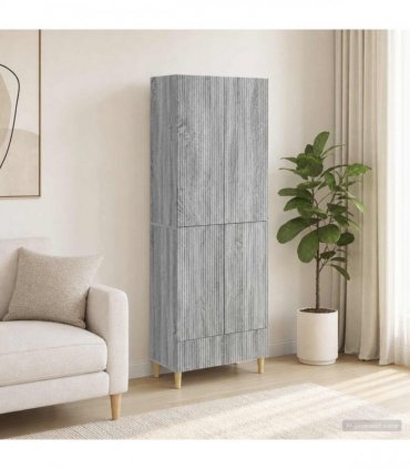 vidaXL Cabinet Set 2 pcs Engineered Wood