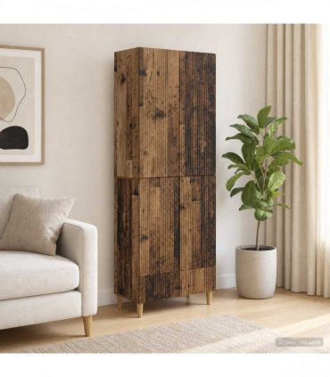 vidaXL Cabinet Set 2 pcs Engineered Wood