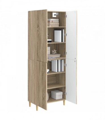 vidaXL Cabinet Set 2 pcs Sonoma Oak Engineered Wood