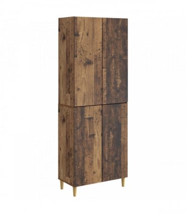vidaXL Cabinet Set 2 pcs Old Wood Engineered Wood