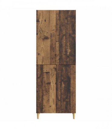 vidaXL Cabinet Set 2 pcs Old Wood Engineered Wood