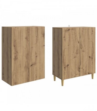 vidaXL Cabinet Set 2 pcs Artisan Oak Engineered Wood