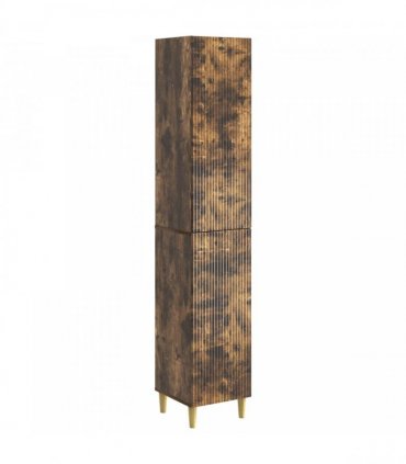 vidaXL Cabinet Set 2 pcs Smoked Oak Engineered Wood
