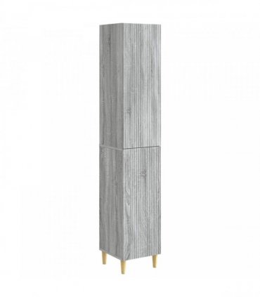 vidaXL Cabinet Set 2 pcs Grey Sonoma Engineered Wood