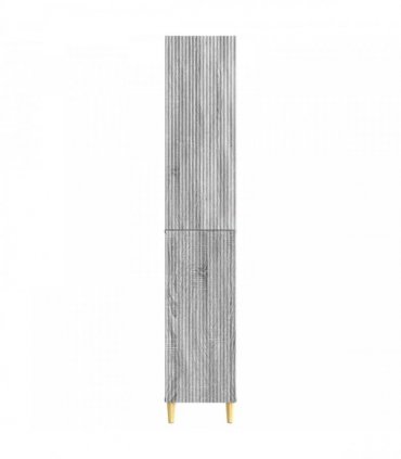 vidaXL Cabinet Set 2 pcs Grey Sonoma Engineered Wood