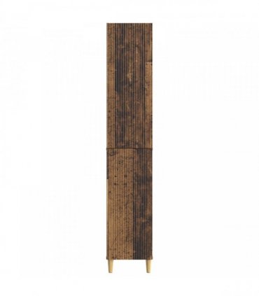 vidaXL Cabinet Set 2 pcs Old Wood Engineered Wood