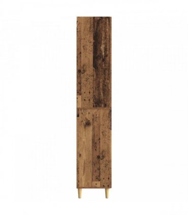 vidaXL Cabinet Set 2 pcs Old Wood Engineered Wood