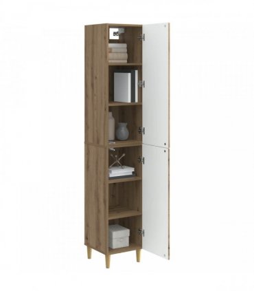 vidaXL Cabinet Set 2 pcs Artisan Oak Engineered Wood