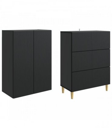 vidaXL Cabinet Set 2 pcs Engineered Wood