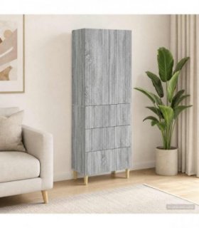 vidaXL Cabinet Set 2 pcs Engineered Wood