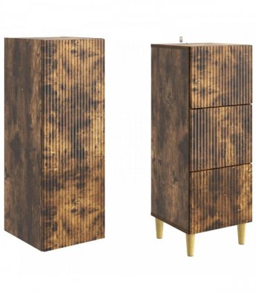 vidaXL Cabinet Set 2 pcs Engineered Wood