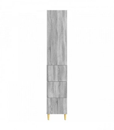 vidaXL Cabinet Set 2 pcs Grey Sonoma Engineered Wood