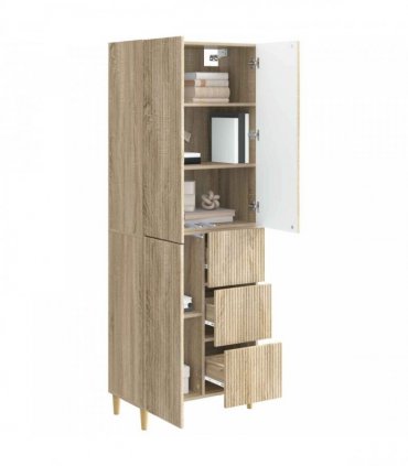 vidaXL Cabinet Set 2 pcs Sonoma Oak Engineered Wood