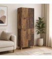 vidaXL Cabinet Set 2 pcs Old Wood Engineered Wood