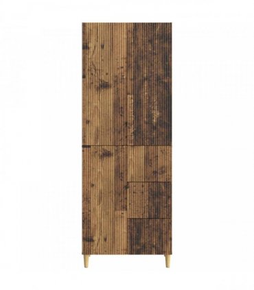 vidaXL Cabinet Set 2 pcs Old Wood Engineered Wood