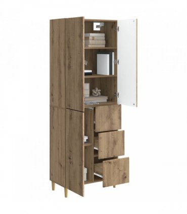 vidaXL Cabinet Set 2 pcs Artisan Oak Engineered Wood