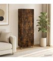 vidaXL Cabinet Set 2 pcs Smoked Oak Engineered Wood