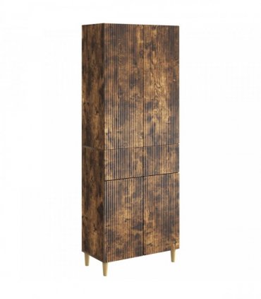 vidaXL Cabinet Set 2 pcs Smoked Oak Engineered Wood