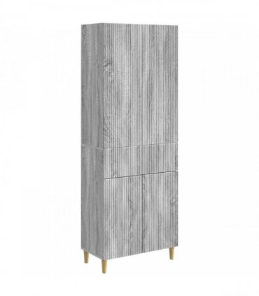 vidaXL Cabinet Set 2 pcs Grey Sonoma Engineered Wood