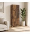 vidaXL Cabinet Set 2 pcs Old Wood Engineered Wood