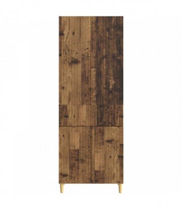 vidaXL Cabinet Set 2 pcs Old Wood Engineered Wood