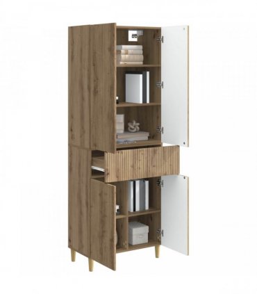 vidaXL Cabinet Set 2 pcs Artisan Oak Engineered Wood