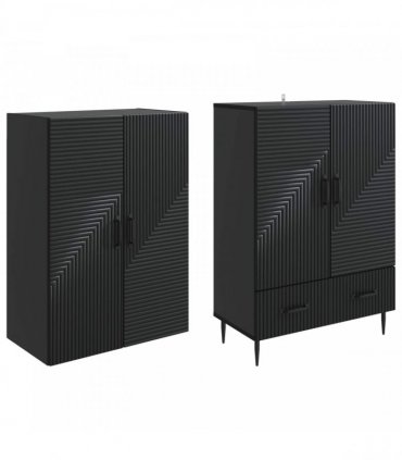 vidaXL Cabinet Set 2 pcs Engineered Wood