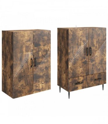 vidaXL Cabinet Set 2 pcs Engineered Wood