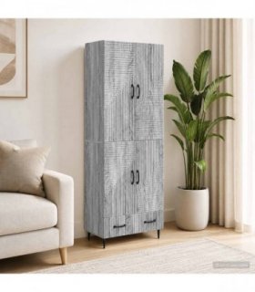 vidaXL Cabinet Set 2 pcs Engineered Wood