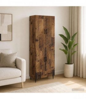 vidaXL Cabinet Set 2 pcs Engineered Wood