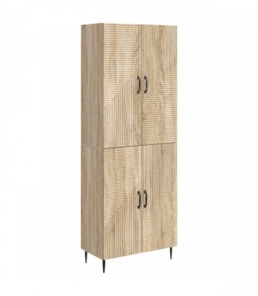 vidaXL Cabinet Set 2 pcs Sonoma Oak Engineered Wood