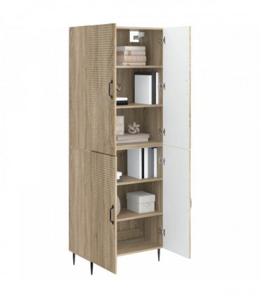 vidaXL Cabinet Set 2 pcs Sonoma Oak Engineered Wood