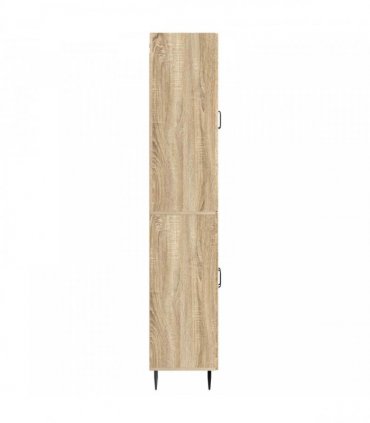 vidaXL Cabinet Set 2 pcs Sonoma Oak Engineered Wood