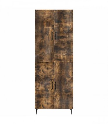 vidaXL Cabinet Set 2 pcs Smoked Oak Engineered Wood