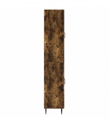 vidaXL Cabinet Set 2 pcs Smoked Oak Engineered Wood