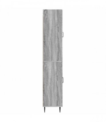 vidaXL Cabinet Set 2 pcs Grey Sonoma Engineered Wood