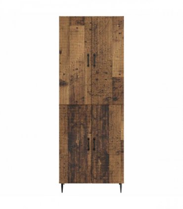 vidaXL Cabinet Set 2 pcs Old Wood Engineered Wood