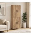 vidaXL Cabinet Set 2 pcs Artisan Oak Engineered Wood